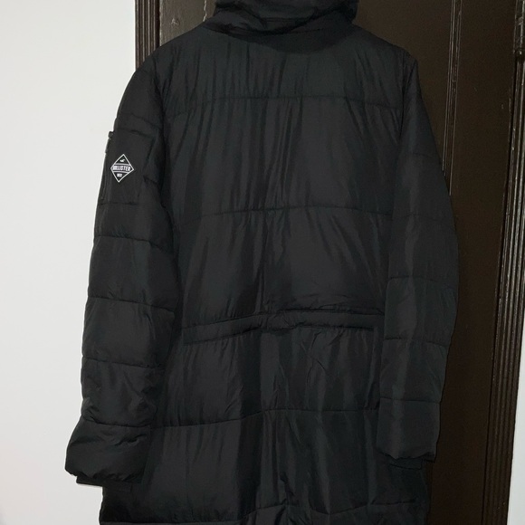 Hollister puffer parka coat with zipper - Picture 2 of 5